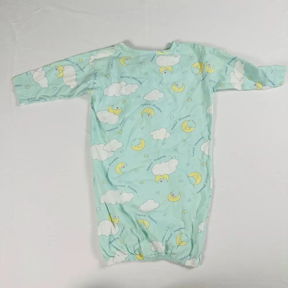 Vintage Sweet Dreams 100% Cotton Gender Neutral Sleep Sack Sz OS